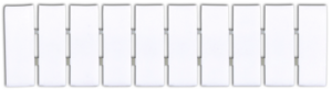 Jelölőlapka TSKA, TSKB sorozatkapocshoz, (10 modul), W=4mm