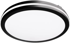 LED mennyezeti lámpa színhőállító kapcsolóval,fekete