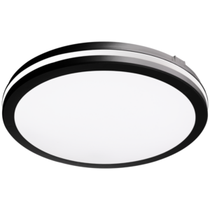 LED mennyezeti lámpa színhőállító kapcsolóval,fekete