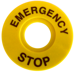 EMERGENCY STOP lap