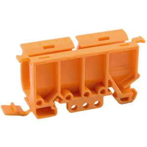 Adapter nyitható vezetékösszekötőhöz, sínre szerelhető