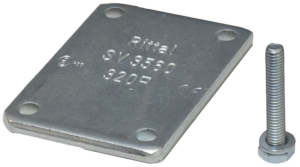 Leágazó modul, 34×10 mm-es lemezsínhez, 50mm-es sínre