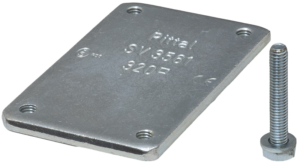 Leágazó modul, 34×10 mm-es lemezsínhez, 60mm-es sínre