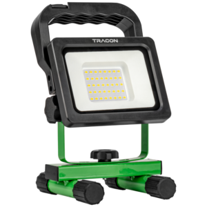 Hordozható akkumulátoros LED fényvető +USB töltő