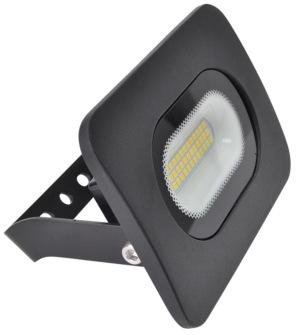 LED fényvető beépített bekötődobozzal (kábel nélkül),fekete