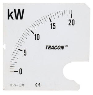 Skálalap W72-400V/4 műszerhez