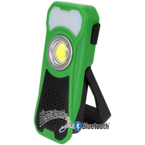 Akkumulátoros LED kézi lámpa Bluetooth hangszóróval