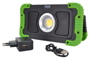 Bluetooth hangszórós akkumulátoros LED szerelő fényvető