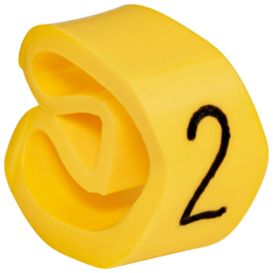 Vezetékjelölő (2 szám)vezetékre ráhúzható