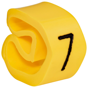 Vezetékjelölő (7 szám)vezetékre ráhúzható