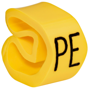 Vezetékjelölő (PE jelölés)vezetékre ráhúzható