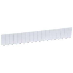 Legrand 001665 modul takaró szürke 18 modulos, 6,5 modul széles, modulonként vagy 1/2 modulonként vágható