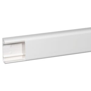 Legrand 010463 DLP 35x105mm, univerzális kábelcsatorna 85mm hajlékony fedéllel, válaszfal nélkül, Program Mosaic szerelvényekkel szerelhető, 2m, fehér