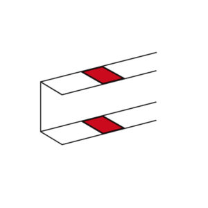 Legrand 010696 DLP takaróelem 50x105mm-es univerzális csatornához