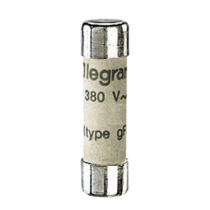 Legrand 012312 Lexic hengeres olvadóbiztosító 12A gG 8,5 x31,5 kiolvadásjelző nélkül