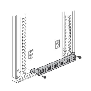Legrand 020135 XL3 400 kábelrögzítő sín szekrénybe