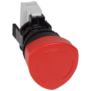 Legrand 023720 Osmoz vészleállító gomb reteszoldás forgatással Ny piros O40