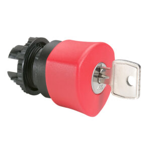 Legrand 023891 Osmoz vészleállító gomb reteszoldás kulccsal D=40 piros