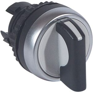Legrand 023903 Osmoz forgatókaros 2 fix V állású kapcsoló, fekete