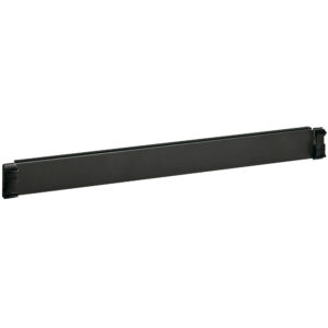 Legrand 046538 LCS2 előlap acél tömör 1U-19" gyorspántos rögzítés, fekete