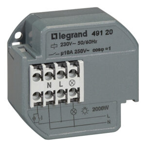 Legrand 049120 CX3 impulzusrelé szerelvénydobozba 10A 230V 1Z, hagyományos