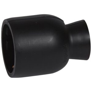 Legrand 050179 2P+F földelt, hátsó bekötésű műanyag csatlakozóaljzat, fekete