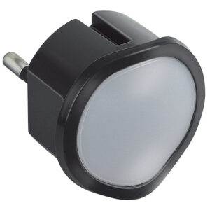 Legrand 050679 Csatlakozódugó tartalékvilágítással, LED, fényerőszabályozható, fekete – Készlet erejéig!!!