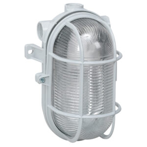 Legrand 060405 Bébilux hajólámpa szürke 60W IP44 műanyag védőrács