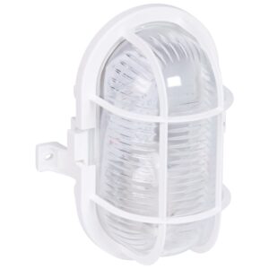 Legrand 060492 Hajólámpa 60W Bébilux fehér IP44 műanyag rácsos