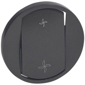 Legrand 067961 Céliane 2 fokozatú ventilátor vezérlő burkolat, grafit