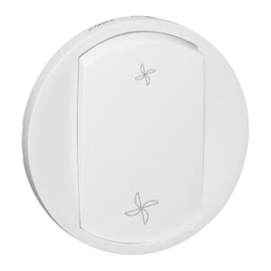Legrand 068061 Céliane 2 fokozatú ventilátor vezérlő burkolat, fehér