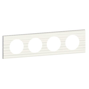 Legrand 069014 Céliane 4-es keret, fehér corian