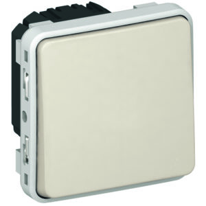 Legrand 069630 Plexo 55 egypólusú nyomó N/O, 10A, fehér