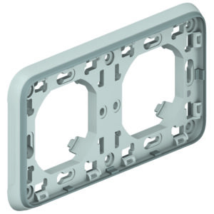 Legrand 069683 Plexo 55 süllyesztett keret 2-es vízszintes, szürke – Készlet erejéig!!!