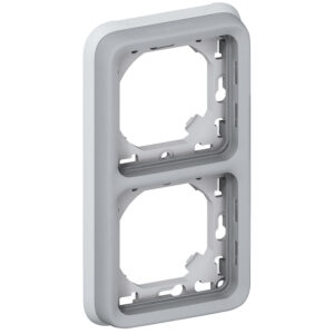 Legrand 069685 Plexo 55 süllyesztett keret 2-es függőleges, szürke