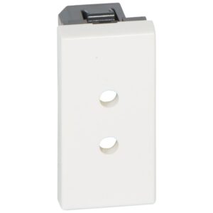 Legrand 077150 Programv Mosaic ELV 2P csatlakozóaljzat 3A modul, fehér antimikrobiális