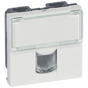 Legrand 078731 Program Mosaic RJ11 aljzat 2modul, fehér