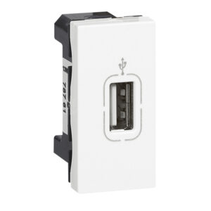 Legrand 078761 Program Mosaic USB csatlakozó 1modul, fehér