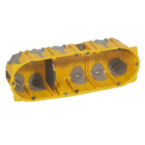 Legrand 080033 Batibox süllyesztődoboz hármas doboz, gumis, 50mm – Készlet erejéig!!!
