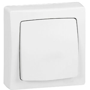 Legrand 086003 Oteo kétpólusú kapcsoló, 10AX 250V~, fehér RAL 9010