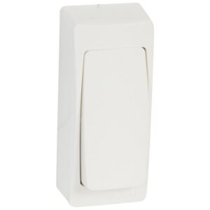 Legrand 086085 Oteo N101 keskeny egypólusú nyomó falon kívüli, kerettel, fehér