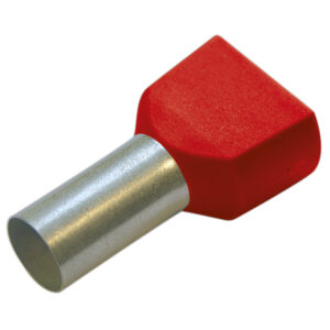 Érvéghüvely iker 2×10,0/14 piros 270798/5 SmallPack Haupa (5db/bliszter)