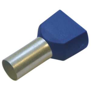 Érvéghüvely iker 2×16/16 kék 270799/5 SmallPack Haupa (5db/bliszter)
