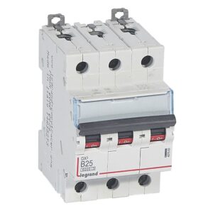 Legrand 407563 DX3 kismegszakító 3B 25A 10kA