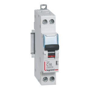 Legrand 407742 DX3 kismegszakító 1P+N C 16A 6kA