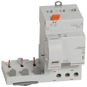 Legrand 410474 DX3 áramvédő relé 3P 400V~ AC 40A 300mA