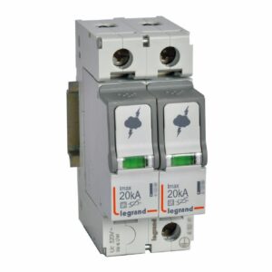 Legrand 412221 Túlfeszültség-levezető T2 20KA 2P