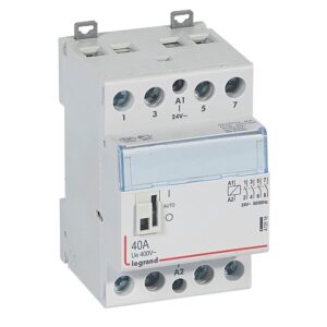Legrand 412518 CX3 moduláris kontaktor 40A 24V 4Z, karral