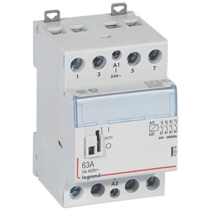 Legrand 412519 CX3 moduláris kontaktor 63A 24V 4Z, karral