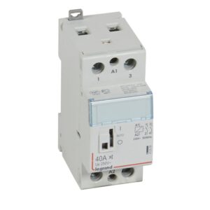 Legrand 412559 CX3 moduláris kontaktor 40A 230V 2Z halk, karral